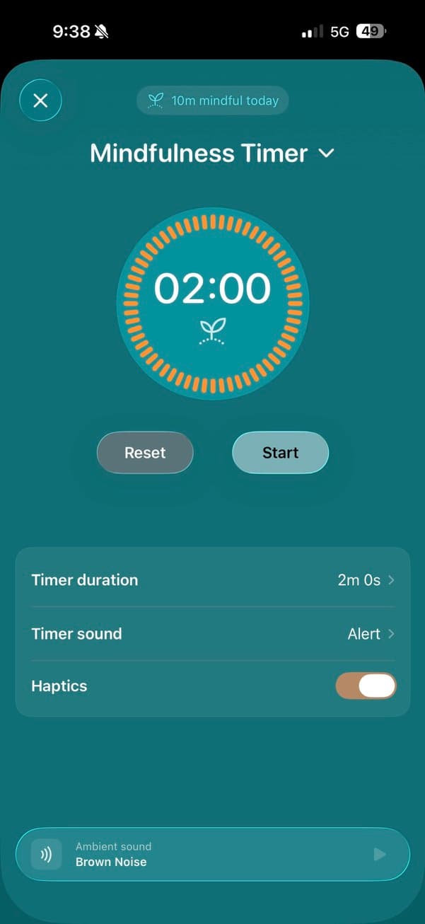 Mindfulness Timer screenshot