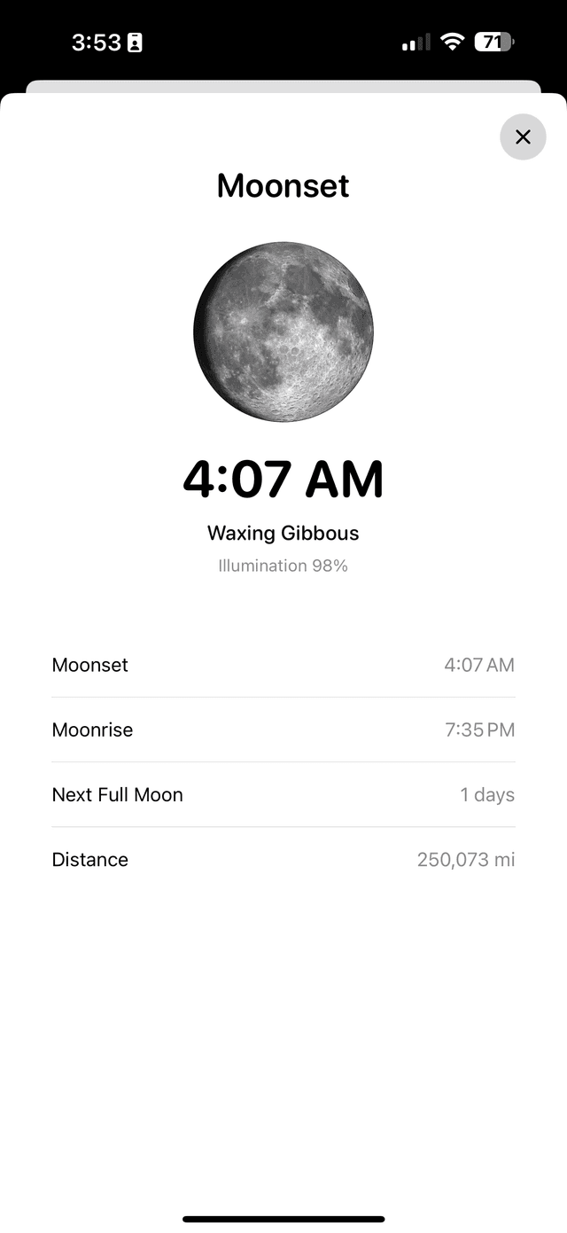 Moon Detail