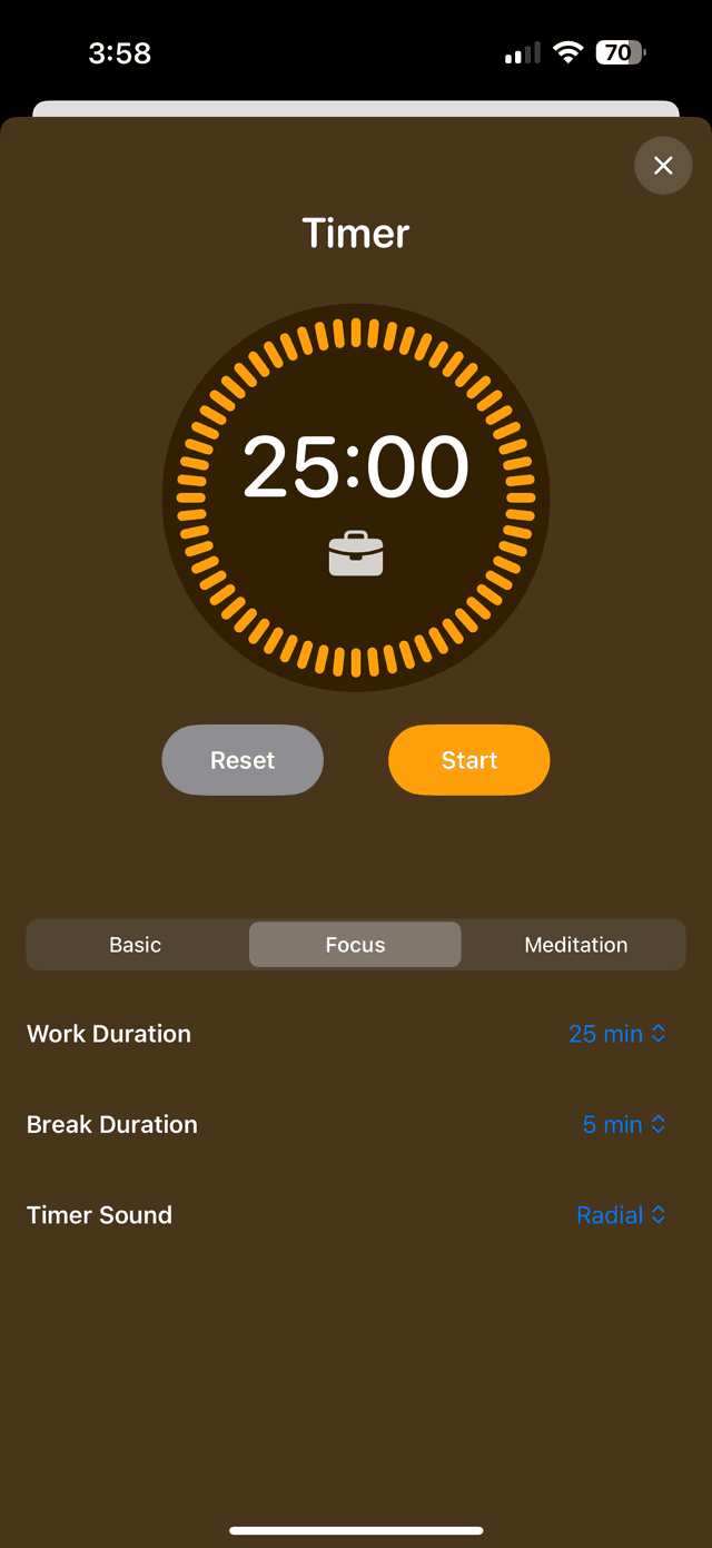 Focus Timer
